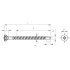 3,2x40/24 TX10 500 Stuks