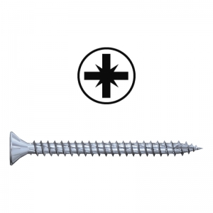 Spaanplaatschroef JetFast 3x16mm 1000ST Pozidrive Voldraad Spaanplaatschroef JetFast 3x16mm 1000ST Pozidrive Voldraad